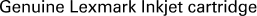 Genuine Lexmark Inkjet cartridge